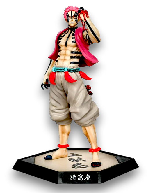 Akaza Action Figure 28 CM | Upper Rank Three Demon Anime Collectible Statue | High-Detail PVC Figurine Model | Anime Gift Toy for Fans & Collectors